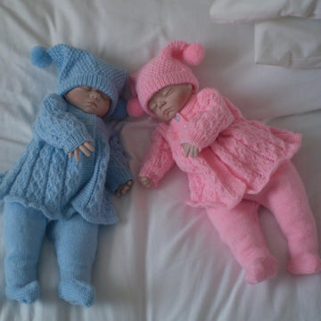 Reborn / 0-3 Months Baby Matinee / Pram Set