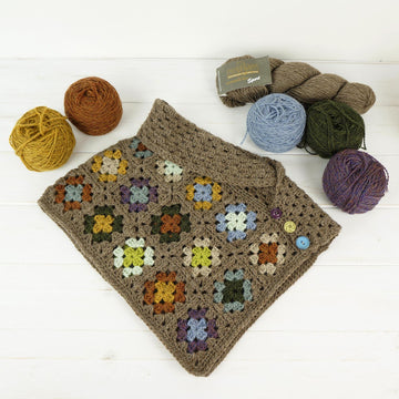 Granny Square Scarf
