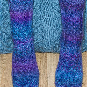 Bold Braid Socks & Cuffs