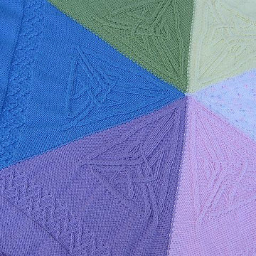 Triskelion Cable Blanket