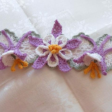 Columbine headband or barrettes