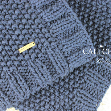 Manchester Knit Baby Blanket Pattern #132