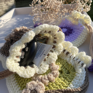 Flower Drawstring Pouch