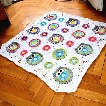 "Wisy Bisy Owl" blanket