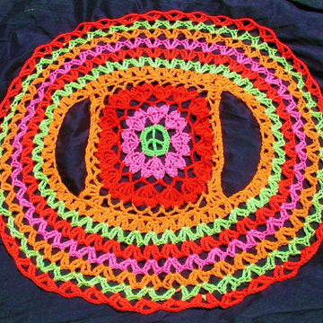Crochet Me A Rainbow Circle Vest