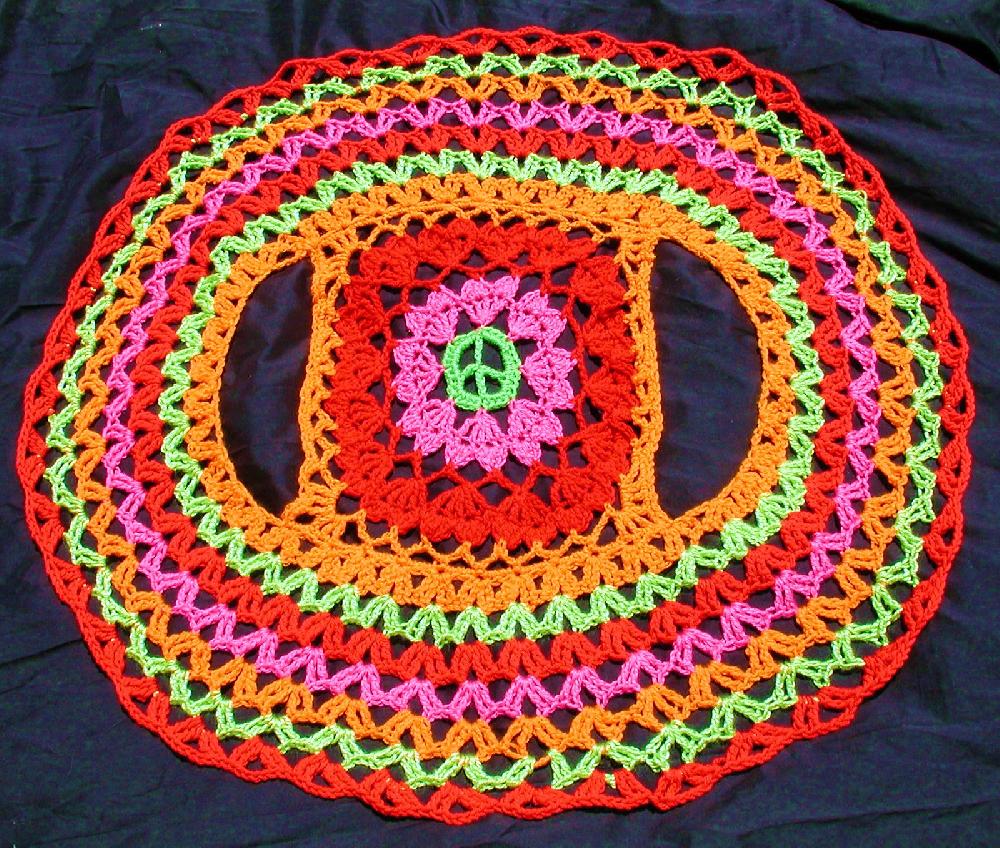 Crochet Me A Rainbow Circle Vest