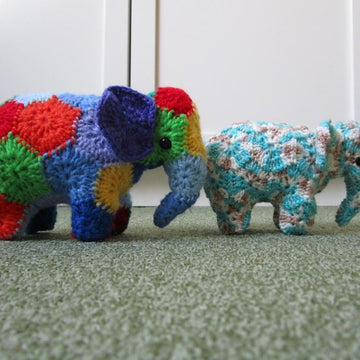Elmer the colourful hexagon elephant