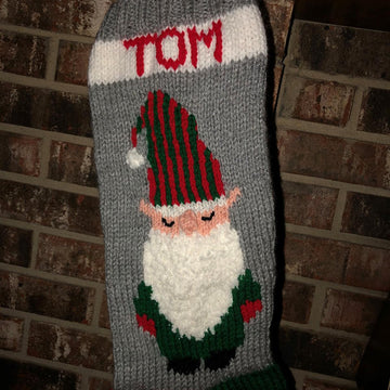 Sleeping Gnome Stocking