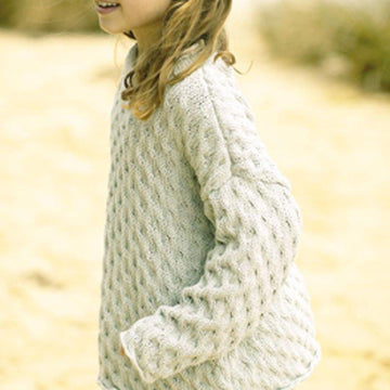 Classic Wavy Cable Sweater