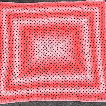 Simple Rectangular Granny Blanket