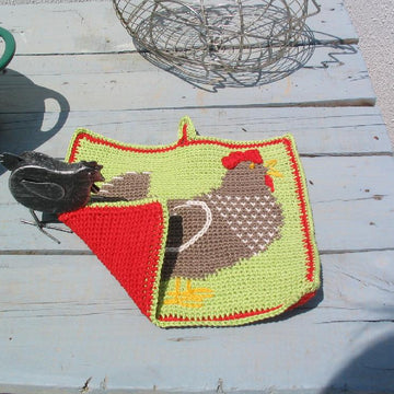 Henrietta Hen potholder