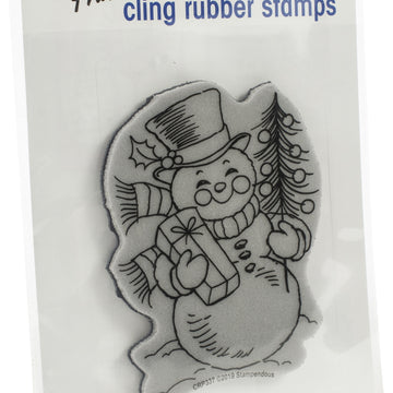 Stampendous Cling Stamp - Snowman Smile