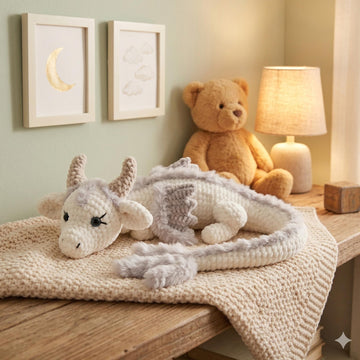 Winnie the Dragon Official Pattern, Dragon Crochet Pattern PDF