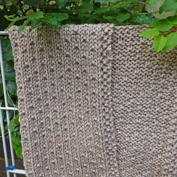 Dot Stitch Baby Blanket