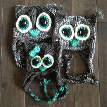 Owl Be There Family of Animal Hats