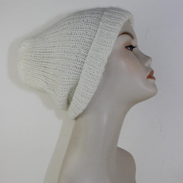 Fluffy Rib Slouch Hat