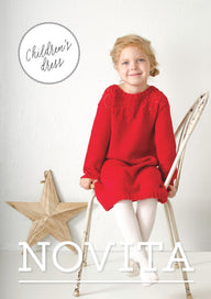Children's Knitted Dress in Novita Venla - 39 - Downloadable PDF
