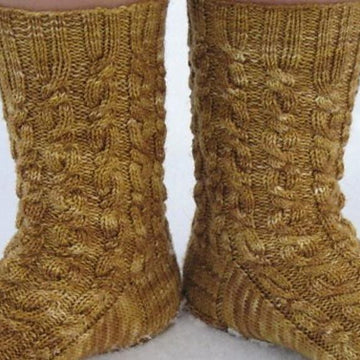 Penuche Twist Socks