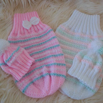 Pattern #47 Baby Cocoon & Hat Set