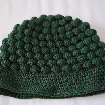 Bobble stitch bucket hat