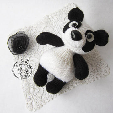 Toy for sleep. Panda  for small babies