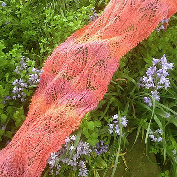 Lavender Green: a Victorian lace stole