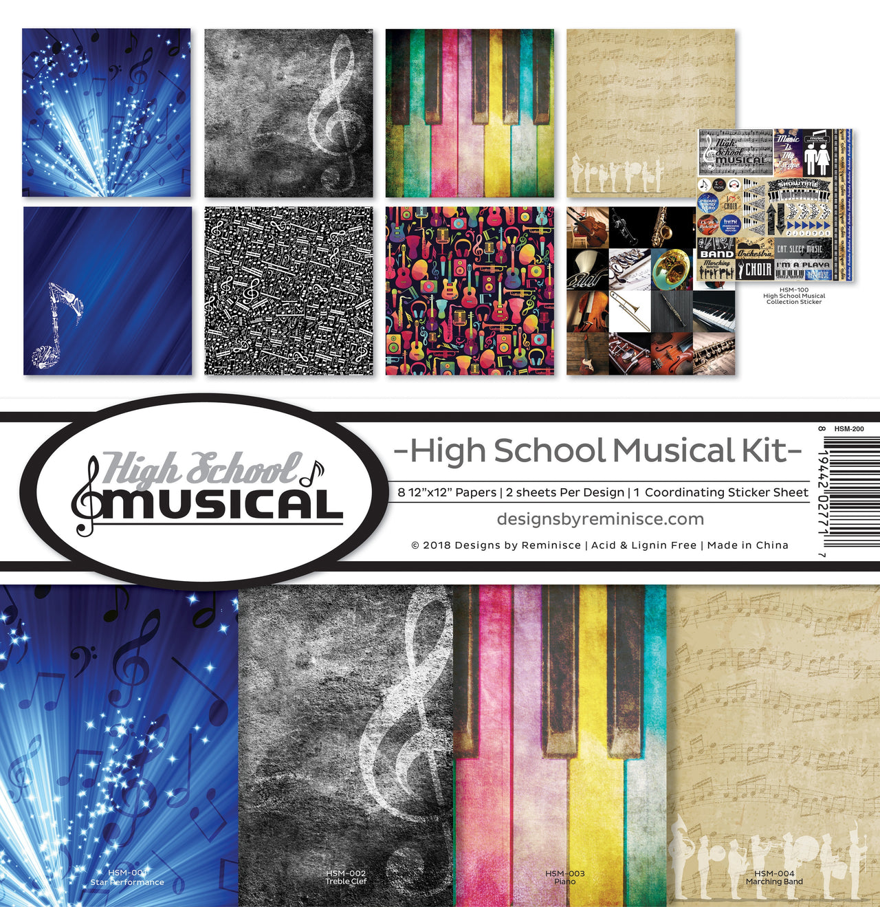 Reminisce Collection Kit 12"X12" - High School Musical