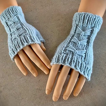 Arm Warmers or Mitts with BOWS