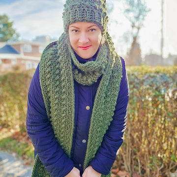 Sherwood Hat and Scarf Set