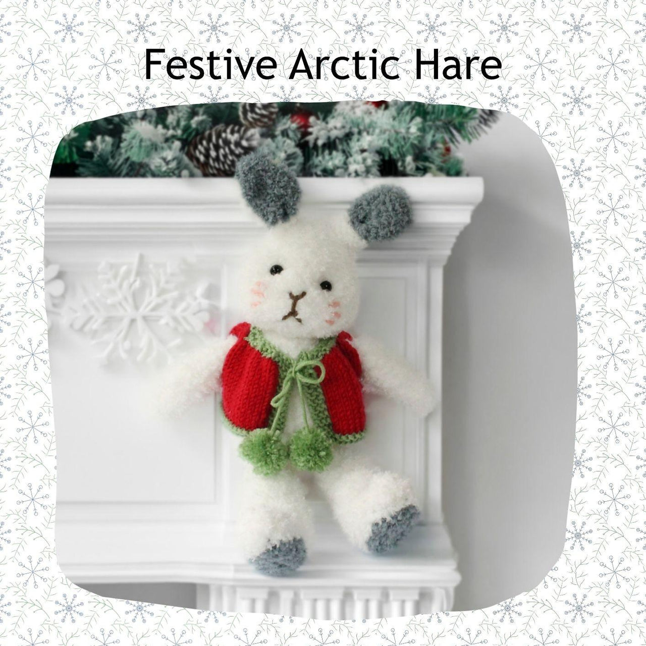 Festive Arctic Hare