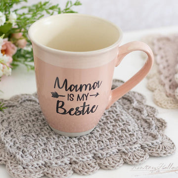 Quick and Easy Scalloped Mug Rug