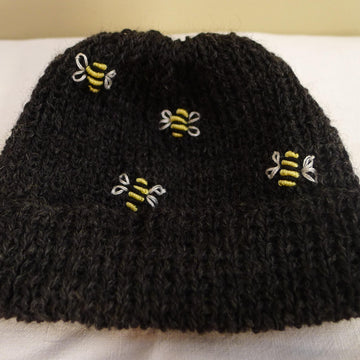 Baby Bee, knitted Cardigan and Hat