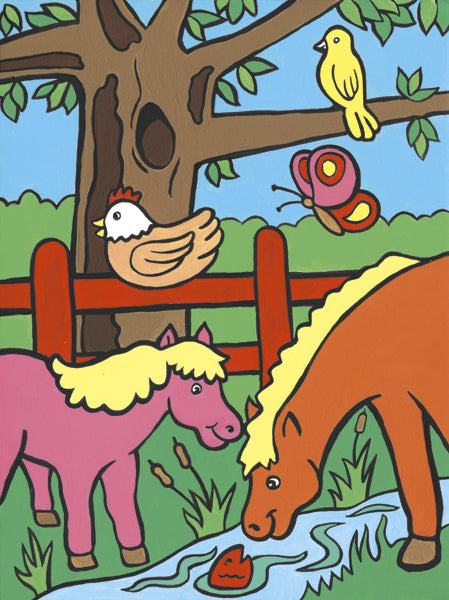 Royal Brush My First Paint By Number Kit 8.75"X11.375" - Farm Animals
