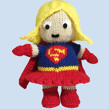 Superhero - supergirl and batwoman soft toys