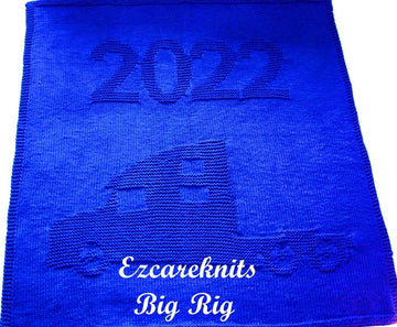 Big Rig Blanket Knitting Pattern