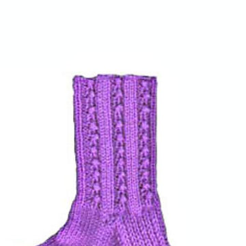 Purple Pearls Socks