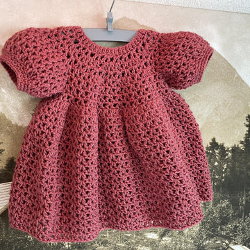 Baby dress Raspberry