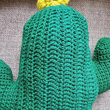 Whimsical Cactus Pillow