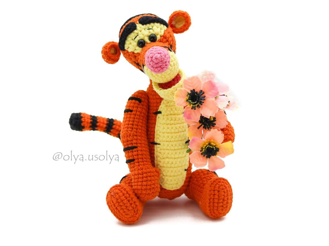 Tigger (Tiger) pattern (PDF + 8 videos)  Winnie the Pooh