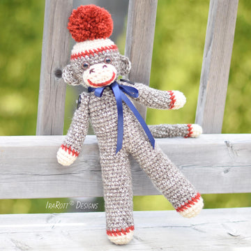 Spunky The Little Sock Monkey Amigurumi