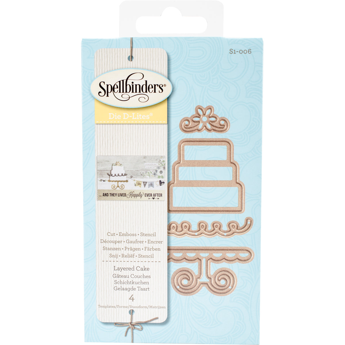 Spellbinders Shapeabilities Die D-Lites - Layered Cake