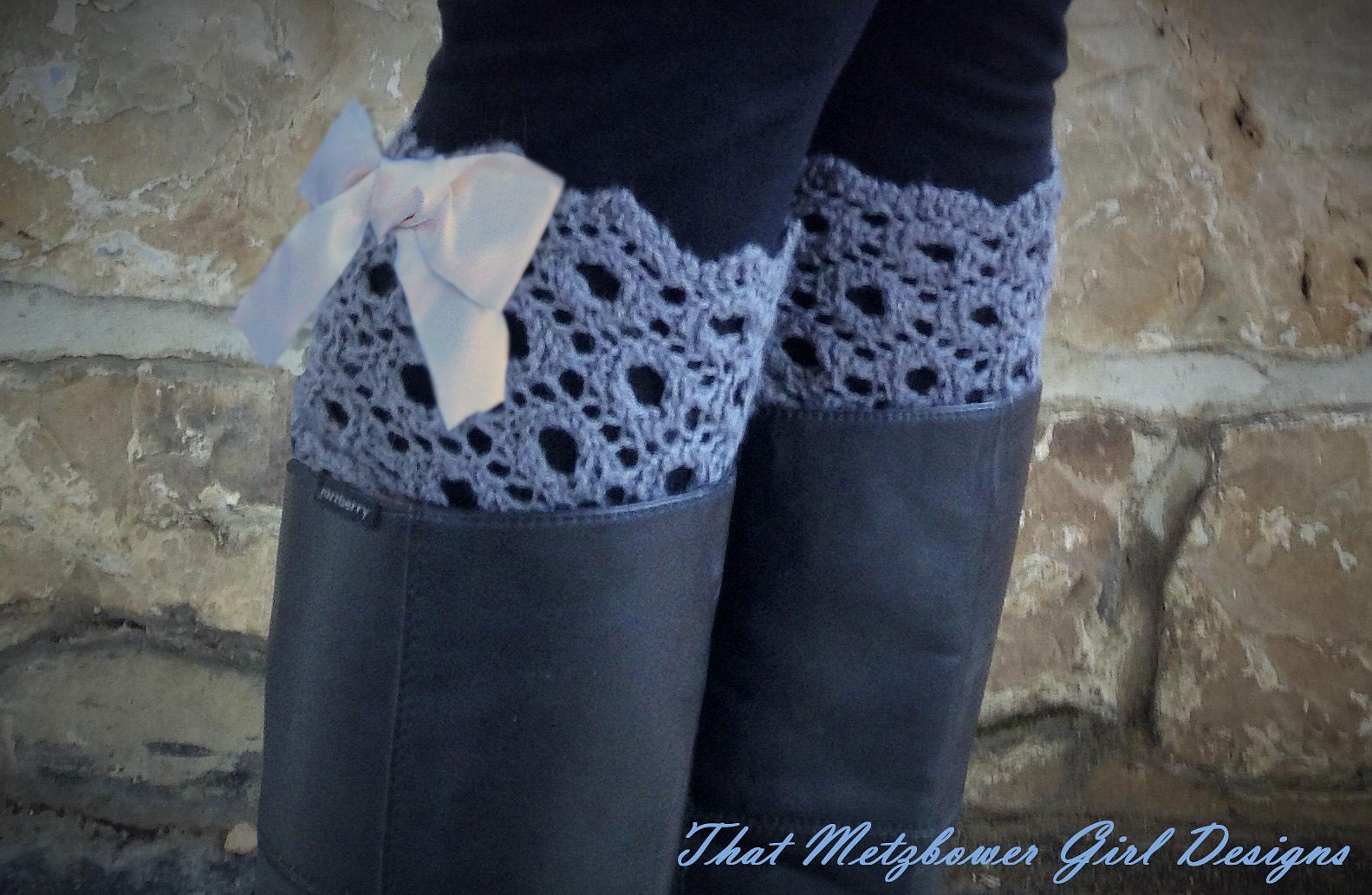 Old English Lace Boot Cuffs