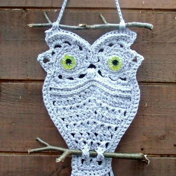 Owl Hanger in Macrame Style