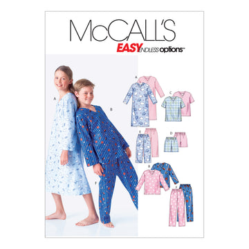 McCall's Boys'/Girls' Shirt, Tops, Shorts and Pants M6227 - Sewing Pattern