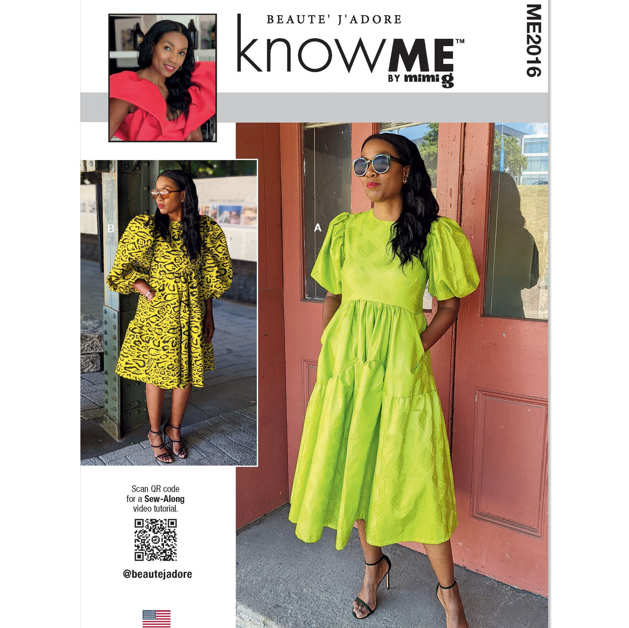 Know Me Misses' Dress by Beaute' J'adore ME2016 - Sewing Pattern