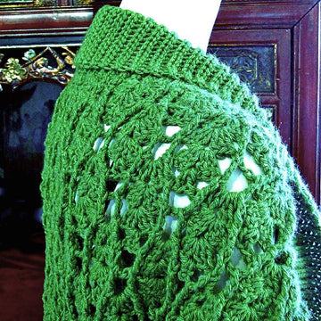 Eva Shrug-Slip Stitch Rib, SIZES Large-1X