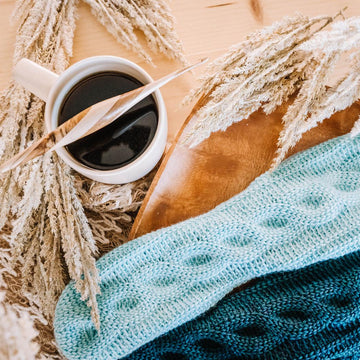 All Cabled Up In Sunshine Crochet Socks