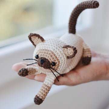 Siamese Kitten Crochet Pattern