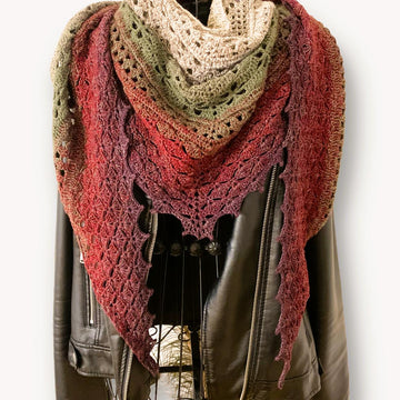 Flat Triangular Scarf "Graia"