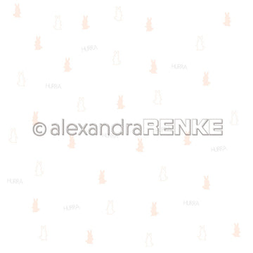 Alexandra Renke Baby In Clouds Design Paper 12"X12" 25/Pkg - Baby Rabbit Hurra